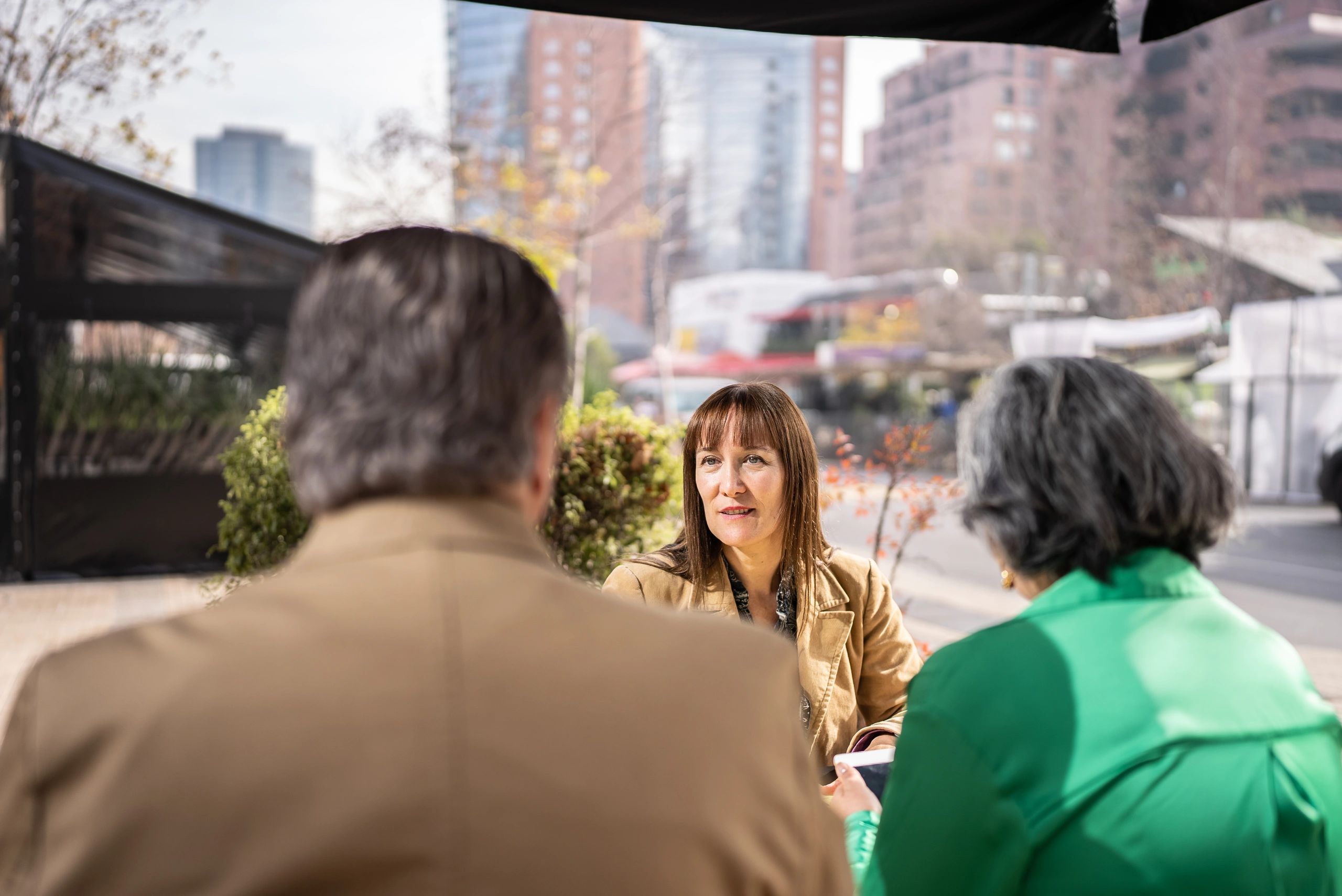 Team planning together during an outdoor-focused nonprofit meeting